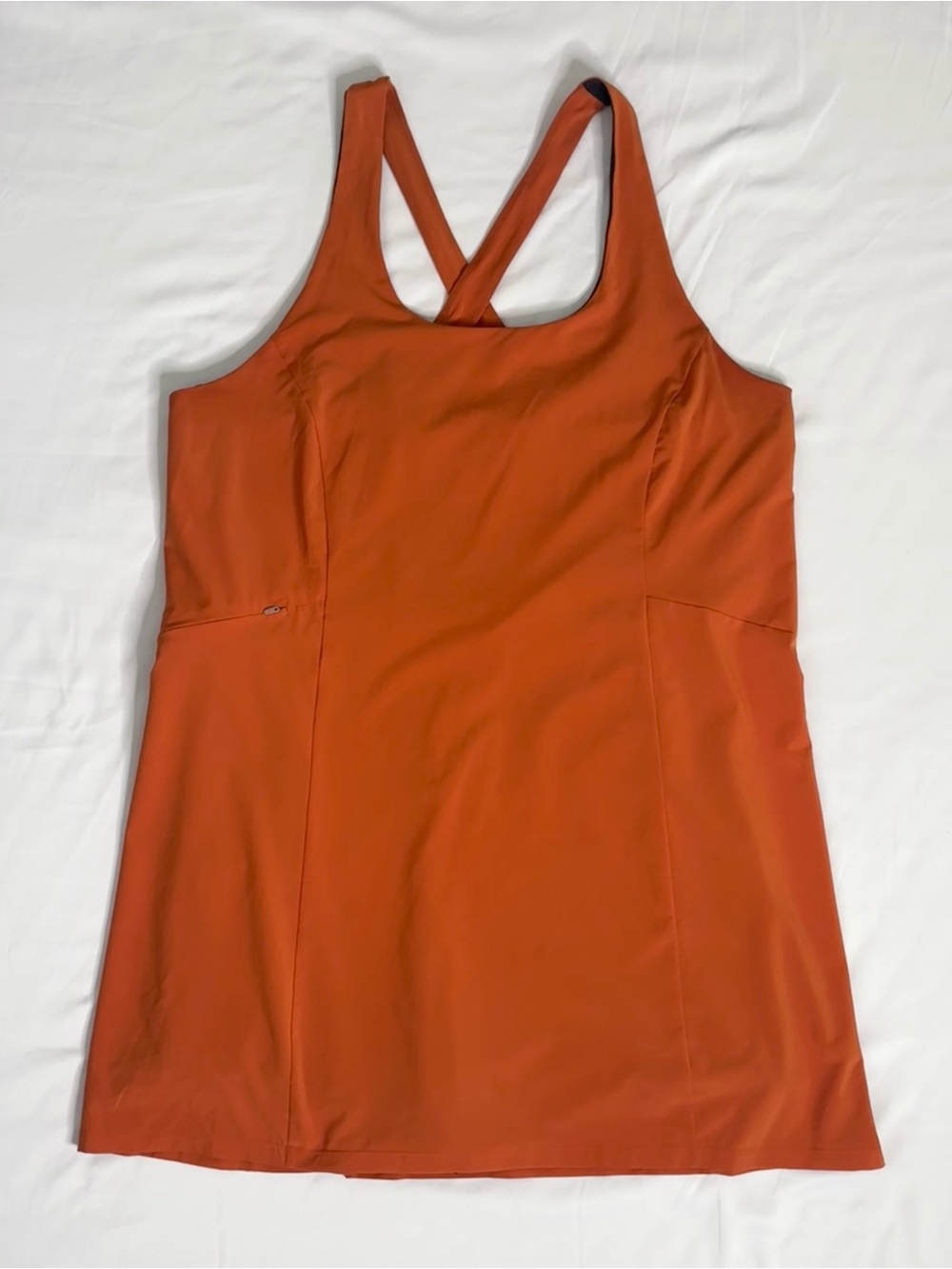 REI Co-op Women's Active Pursuits Training Dress Shorts Lined Orange Athletic XL
